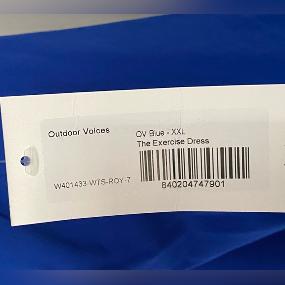 Outdoor Voices Blue Women's Dress - Picture 6 of 9